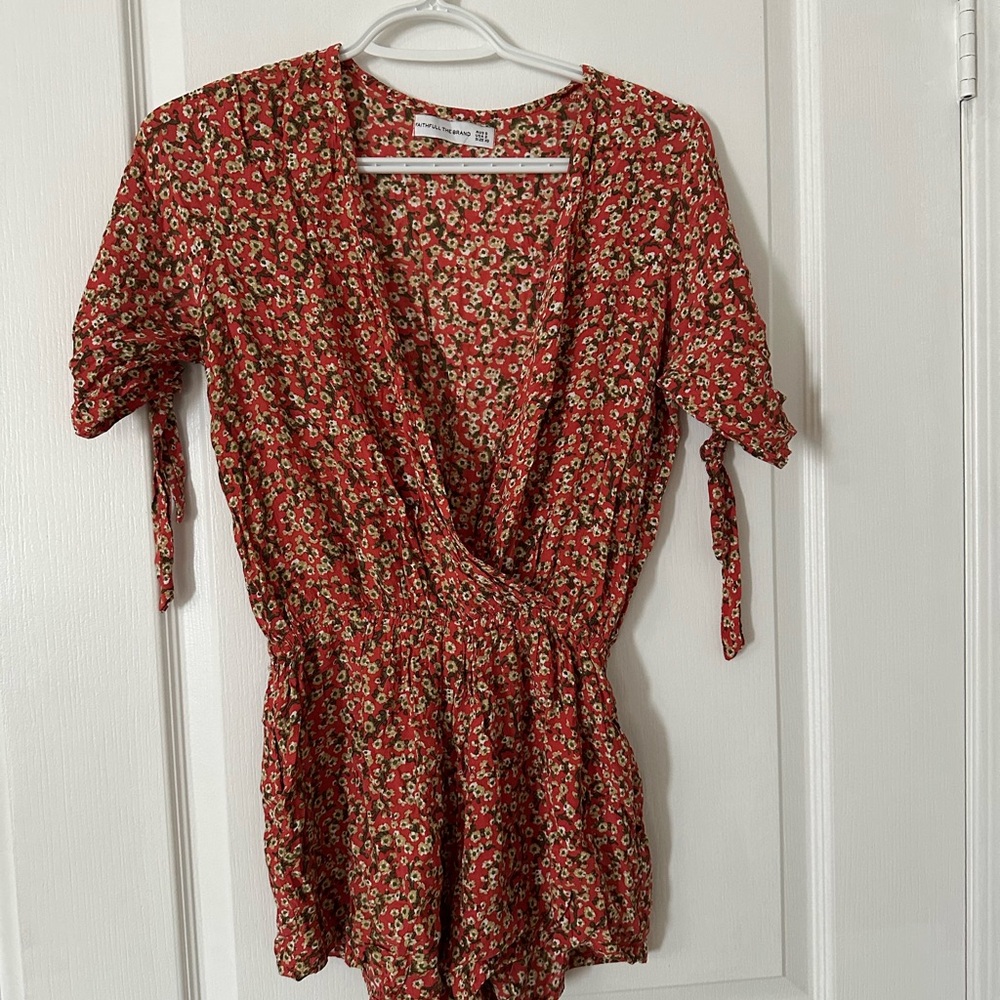 Faithfull the Brand Floral Romper